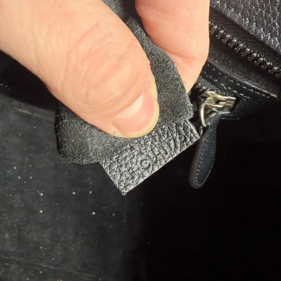 Celine Mini Luggage Drummed Leather Black Tote - Picture 12 of 16